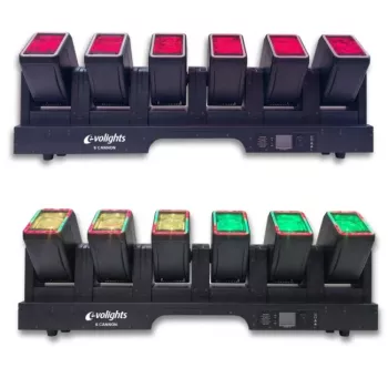 EVOLIGHTS 6 CANNON svetelná lišta 6x hlava