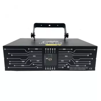 EVOLIGHTS LASER 3W RGB profesionálne pódiumové laserové svetlo