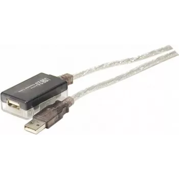 Exertis Connect 149213 USB 2.0 Type-A na Type-B kábel, 1,8m, sivá/transparentná