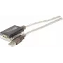 Exertis Connect 149213 USB 2.0 Type-A na Type-B kábel, 1,8m, sivá/transparentná