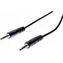 EXERTIS CONNECT 20 m 3,5 mm stereo audio kábel, konektor samec na konektor samec, čierny 108572