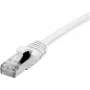 EXERTIS CONNECT Cat. 6 F/UTP PoE bezhalogénový biely patch kábel, 2,0 m, Snagless 850885