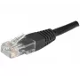 EXERTIS CONNECT CAT.6 U/UTP patch kábel, 10 m, čierny, Snagless RJ45 246778