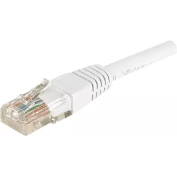 EXERTIS CONNECT Cat.6 U/UTP patch kábel, 7m, biela, RJ45, ochrana západky, 1 Gbps, PVC 246788