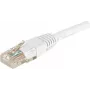 EXERTIS CONNECT Cat.6 U/UTP patch kábel, 7m, biely, RJ45, ochrana západky, 1 Gbps, PVC 246788