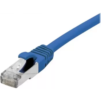 EXERTIS CONNECT Cat.6A S/FTP PiMF patch kábel, 1 m, modrá 858625