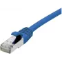EXERTIS CONNECT Cat.6A S/FTP PiMF patch kábel, 1 m, modrá 858625