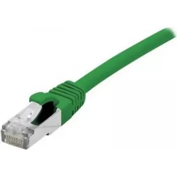 EXERTIS CONNECT Cat.6A S/FTP PiMF patch kábel, 2m, zelená, LSZH, 10Gbps, RJ45 858619