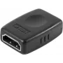 EXERTIS CONNECT HDMI adaptér konektor samica na samica, pasívny spoj, 4K 60Hz, pozlátený, čierny (EXC128289)