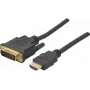 Exertis Connect HDMI na DVI-D video kábel adaptér 2 m čierna 127875