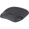 EXERTIS CONNECT podložka pod myš s gélovou opierkou zápästia, čierna, 250 x 200 mm, protišmyková spodná strana, prešívané okraje 190469