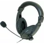 Exertis Connect cez hlavu káblový headset s mikrofónom - čierny (059203)