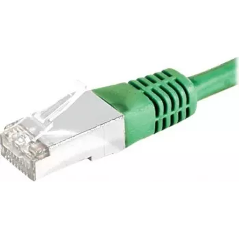 EXERTIS CONNECT S/FTP Cat.6 patch kábel, PiMF, zelený, 20 m, Slim Snagless Boot 856926