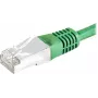 EXERTIS CONNECT S/FTP Cat.6 patch kábel, PiMF, zelený, 20 m, Slim Snagless Boot 856926