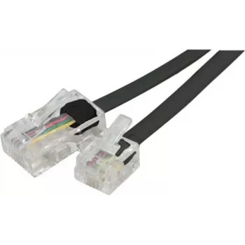 EXERTIS CONNECT telefónny adaptérový kábel, RJ11 konektor samec na RJ45 konektor samec, čierny, 15 m EXC911734