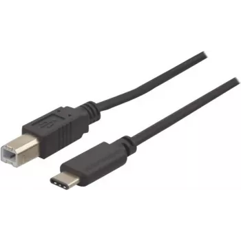 EXERTIS CONNECT USB 2.0 kábel, USB Type-C na USB Type-B, čierny, 1,0 m 150304
