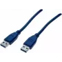 EXERTIS CONNECT USB 3.0 kábel A konektor samec na A konektor samec 2m modrý 532477