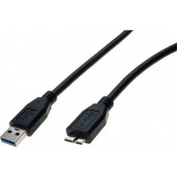 Exertis Connect USB 3.1 Gen 1 kábel, USB-A konektor samec na Micro-USB B konektor samec, 1 m, čierny 532473