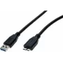 Exertis Connect USB 3.1 Gen 1 kábel, USB-A konektor samec na Micro-USB B konektor samec, 1 m, čierny 532473