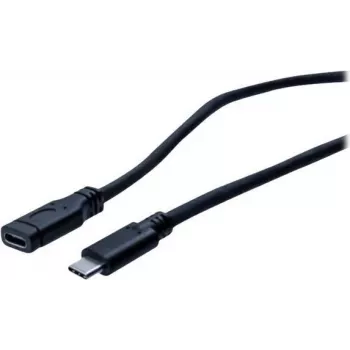 EXERTIS CONNECT USB 3.1 Gen 1 USB-C predlžovací kábel, konektor samec na konektor samica, 2 m, 5 Gbit/s, čierny 150341