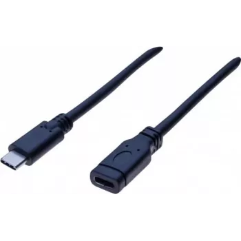 EXERTIS CONNECT USB 3.1 Gen 2 USB-C predlžovací kábel 1m konektor samec na konektor samica 10Gbps 100W PD 4K video čierna 532495