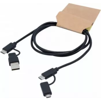 exertis Connect USB-C na Micro-USB B kábel, USB 2.0, 1 m, čierny 532527