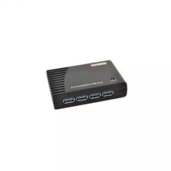 EXSYS EX-1125 4-portový USB 3.0 hub - 5Gbps, hliník, desktop