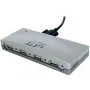 EXSYS EX-1163V 4-port USB 2.0 hub s priskrutkovateľným káblom, plastové puzdro