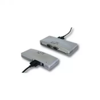 EXSYS EX-1334V priemyselný 4-port USB na RS-232 sériový adaptér s FTDI čipsetom, 15kV ESD ochrana, kovové puzdro