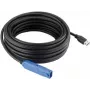 EXSYS EX-1406 USB 3.2 Gen 1 aktívny predlžovací kábel 10m čierny
