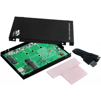 EXSYS EX-3672 USB 3.0 2,5-palcové SATA HDD/SSD puzdro - čierne