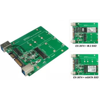EXSYS EX-3674 4-portový USB 3.0 na RS-232 sériový adaptér s kovovým puzdrom a 15KV ESD ochranou