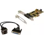 EXSYS EX-45362 2-port RS-232 PCIe x1 sériová adaptérová karta, Low Profile, ASIX AX99100
