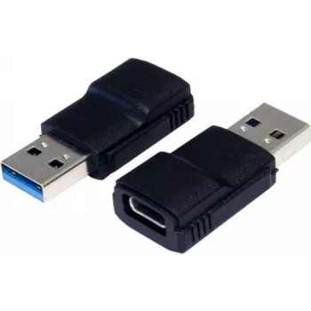 EXSYS EX-47991 USB 3.1 Gen 1 Type-A konektor samec na Type-C konektor samica adaptér, čierny