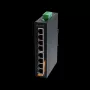 EXSYS EX-6225 8-portový Gigabit Ethernet switch, 10/100/1000 Mbps, kovové puzdro, montáž na stôl/stenu, Plug and Play