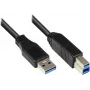 EXSYS EX-K1505 USB 3.2 Gen 1 kábel, USB-A na USB-C, 3 m, čierny