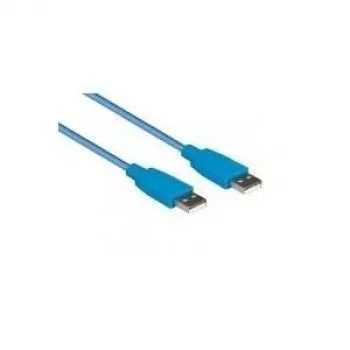 EXSYS EX-K1610-0.5 USB 3.2 Gen 1 kábel, USB-A konektor samec na USB-A konektor samec, 0,5 m, modrý