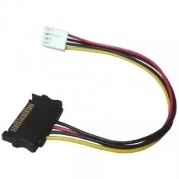 EXSYS EX-K41910 Floppy-na-SATA napájací adaptérový kábel 0,4 m čierny