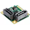 EXSYS Mini PCIe SATA III radič, 2-port, 6Gbps, ASM1061, Full-Height EX-48080-2
