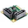 EXSYS Mini PCIe SATA III radič, 2-port, 6Gbps, ASM1061, Full-Height EX-48080-2