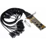 EXSYS PCIe 16-port RS-232 sériová karta so systémom SystemBase, 921,6 Kbps, 15KV ESD, Low Profile EX-44316-2