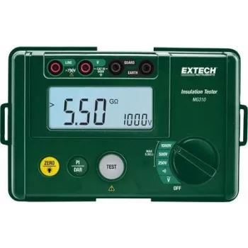Extech MG310 prístroj na testovanie izolácie 250V 500V 1000V 5,5 GΩ