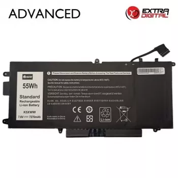 Extra Digital Advanced NB442300 batéria do notebooku pre Dell K5XWW - 7270mAh, 7.6V, 4-článková Li-Ion