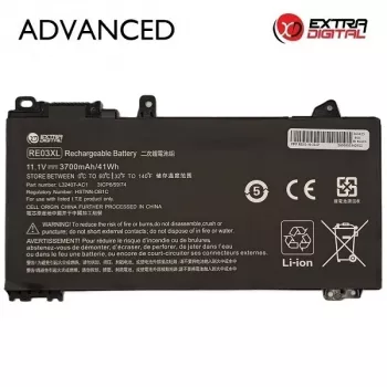 Extra Digital Advanced NB462551 náhradná batéria pre HP RE03XL – 3700mAh 11.55V Li-Ion, 3 články, čierna