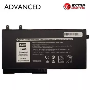 Extra Digital Advanced náhradná batéria pre Dell Latitude (R8D7N) – 11,1 V, 4000 mAh, 44,4 Wh, 3 články