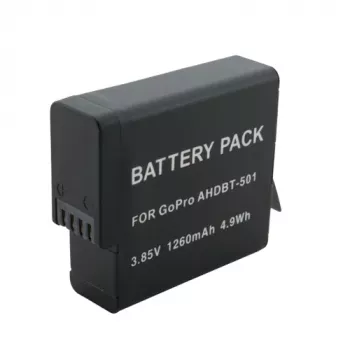 Extra Digital AHDBT-501 Li-ion batéria do kamery 1260mAh pre GoPro HERO5/6/7 Black & HERO (2018)