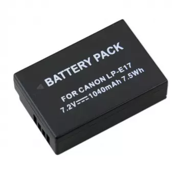 EXTRA DIGITAL Canon LP-E17 náhradná batéria (bez čipu, 7,2 V, 1300 mAh, Li-Ion, čierna)
