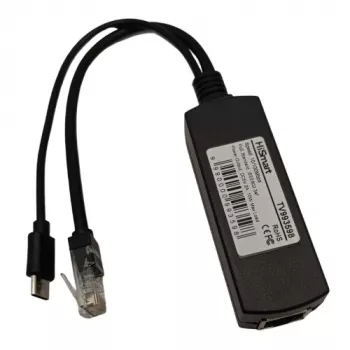 EXTRA DIGITAL PoE 10/100M splitter 10W, USB-C 5V 2A