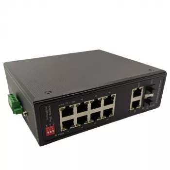 EXTRA DIGITAL PoE switch 10 portov 1000M s 2 SFP portami 1000M