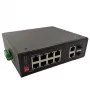 EXTRA DIGITAL PoE switch 10 portov 1000M s 2 SFP portami 1000M